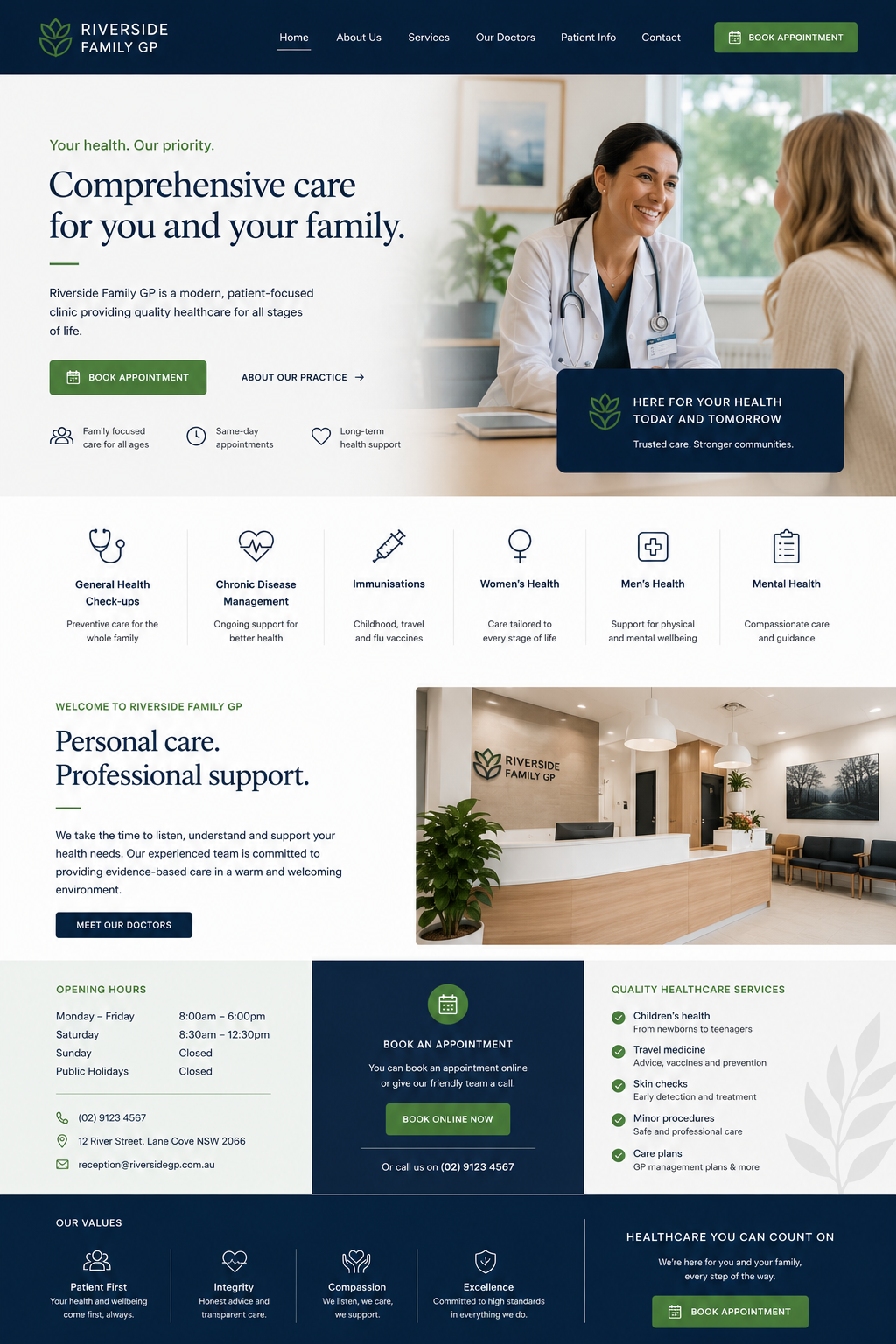 Functional GP concept design by Make It Media