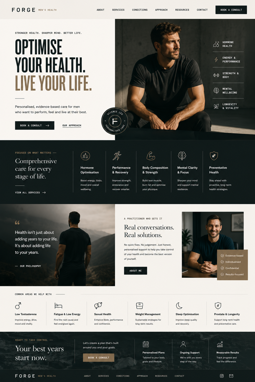 Men's Health concept design by Make It Media