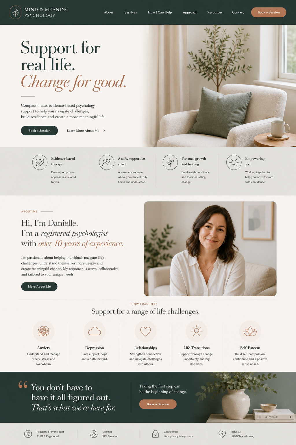 Psychology concept design by Make It Media