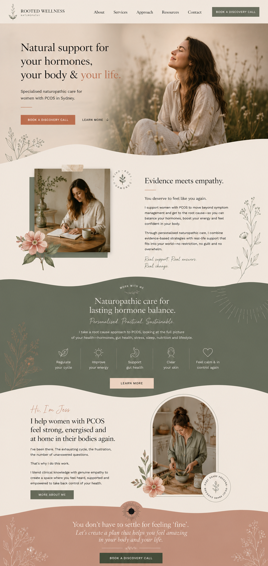 Women's Hormone Health concept design by Make It Media